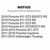 Kugel Front Rear Wheel Bearing & Hub Assembly Kit For Porsche Cayenne 911 Volkswagen Touareg K70-101826